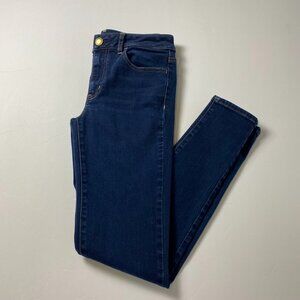 American Eagle, dark wash AEO Denim X Jeggings, size 8L/29